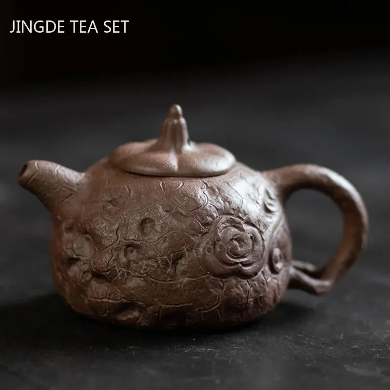 Boutique Yixing Purple Clay Teapots Handmade Zisha Beauty Tea Pot Tea Ceremony Supplies Customized Teaware Gifts Tea Infuser