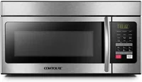 Microwave 1.6 cu.ft. 1000W Power 4 Auto-Cook Menus LED Display | Easy Install RV-500-OTR 1
