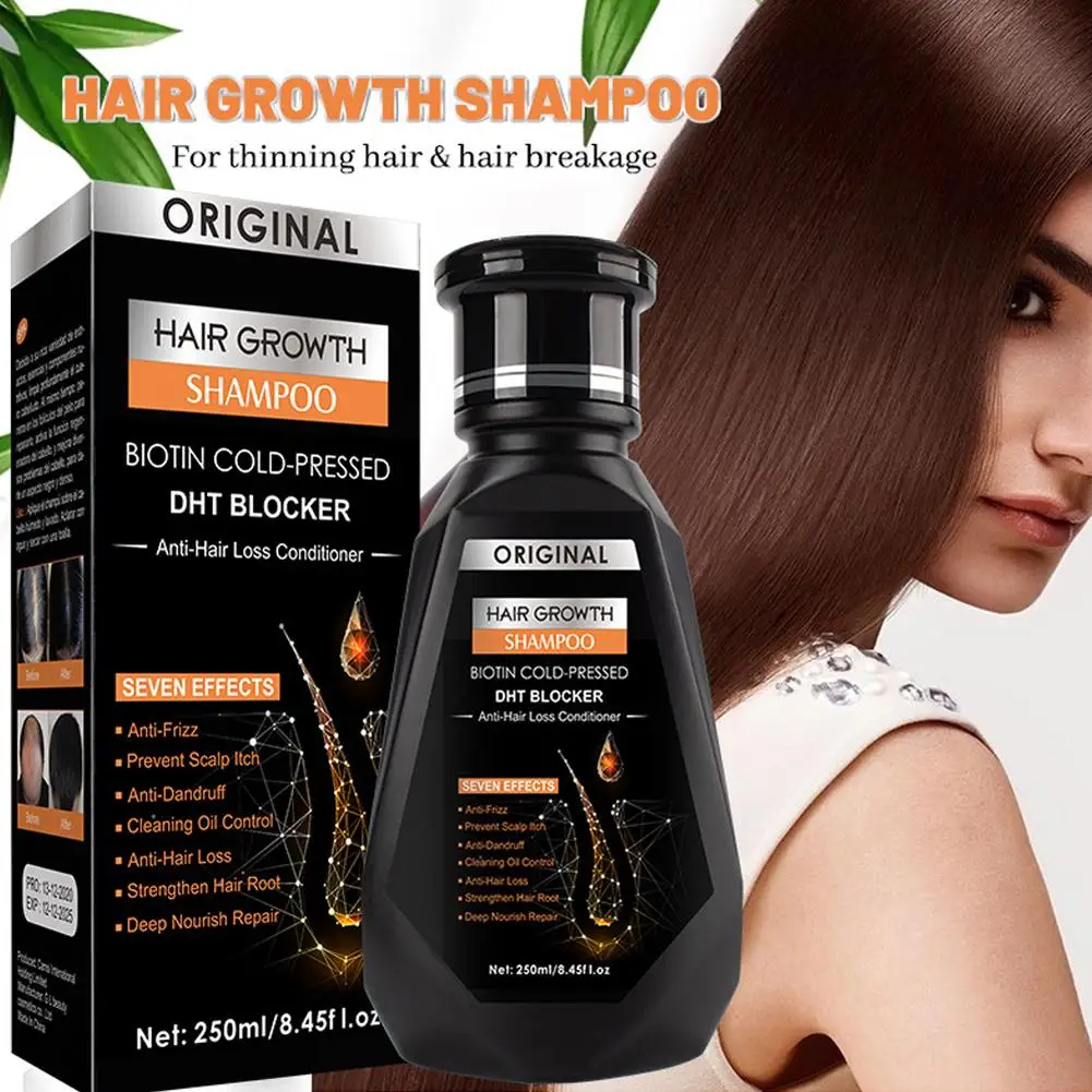 Essential Oil Biotin Cold-Pressed DHT Blocker Hair Conditioner Shampoo Anti-Hair Loss Accessori G9L6