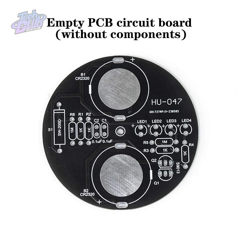 LED Rotating Gyro Cover Flashing Lights DIY Kit Light-emitting Diodes Module Electronic Welding LED Module