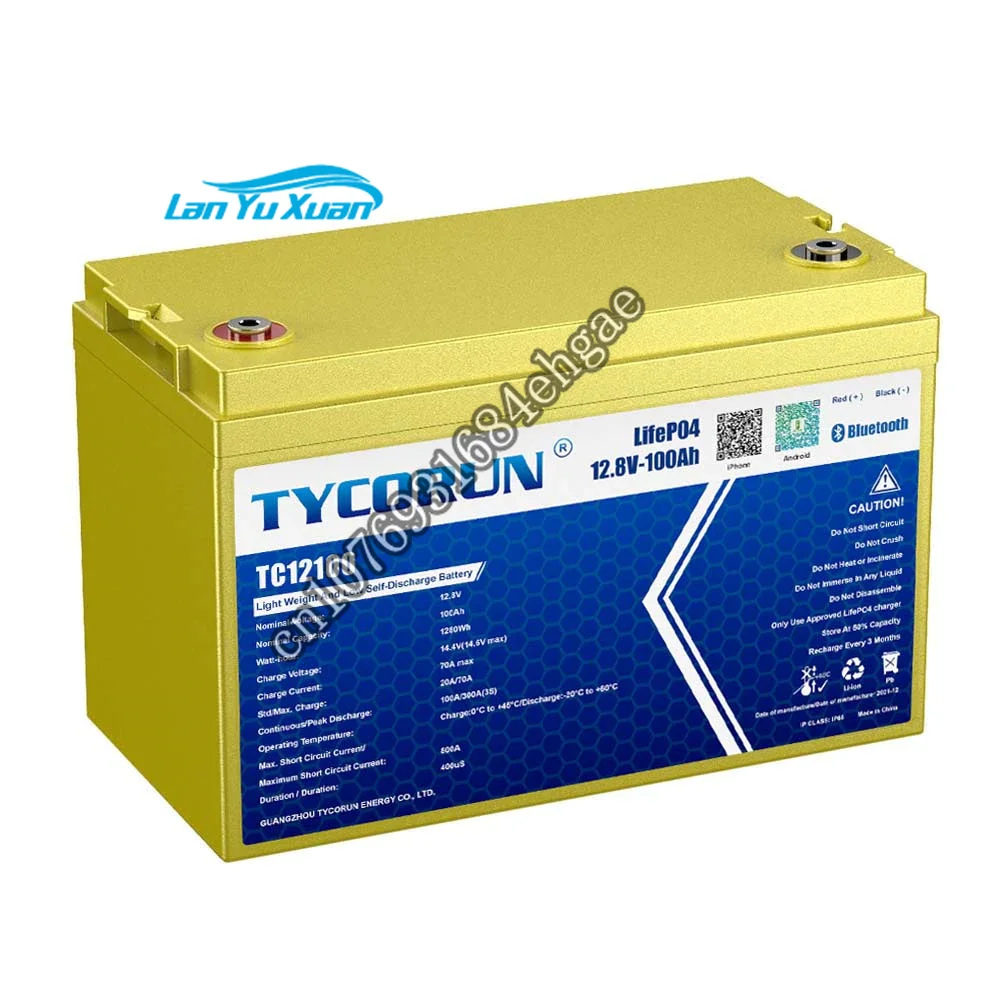 

Tycorun super capacitor 12v lifepo4 battery 100ah for electric car/dr one/motor motorcycle