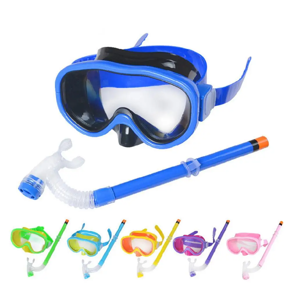 

Kids Snorkeling Set Anti-Fog Anti-Leak Childs Snorkel Mask For Boys Girls Swimming Goggles Gear Packages