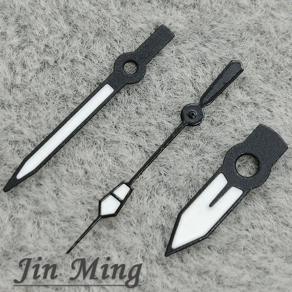 High-Quality Luminous Green and Silver Watch Hands