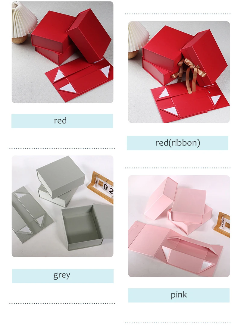10PCS Luxury Magnetic Gift Boxes with Custom Logo, Foldable Cardboard Proposal Boxes fo... - SKU LMGB2241 - UGI Packaging