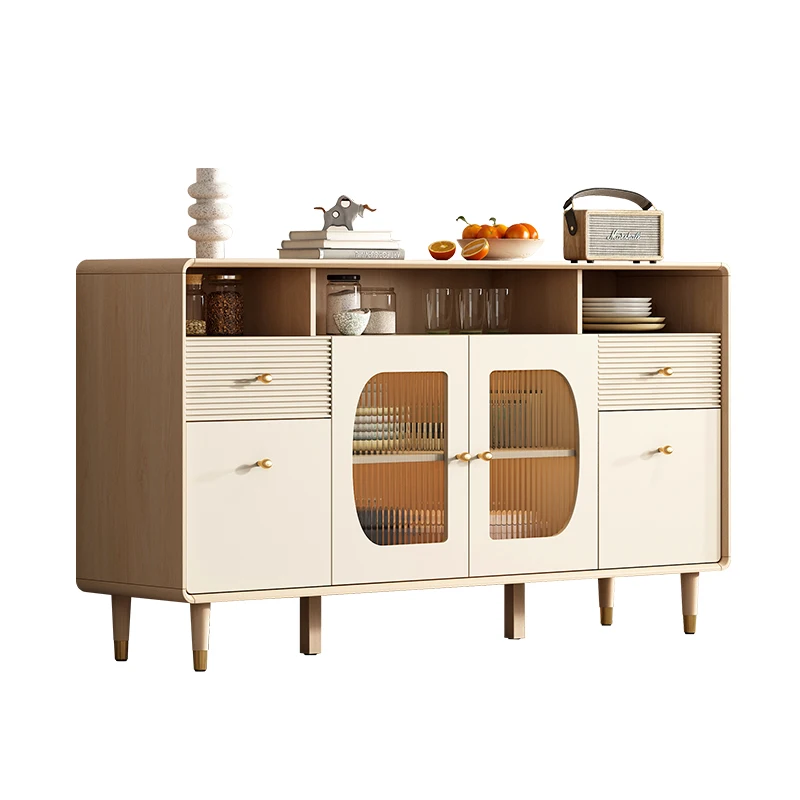 

Kitchen sideboard cabinet, storage cabinet, integrated with wall, modern and simple Nordic light luxury household living room