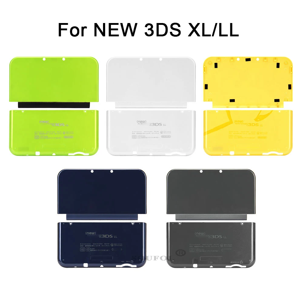

New Replacement Faceplate Cover For Nintendo New 3DS LL Game Console Top & Bottom Case Cover Housing Shell Cover Case