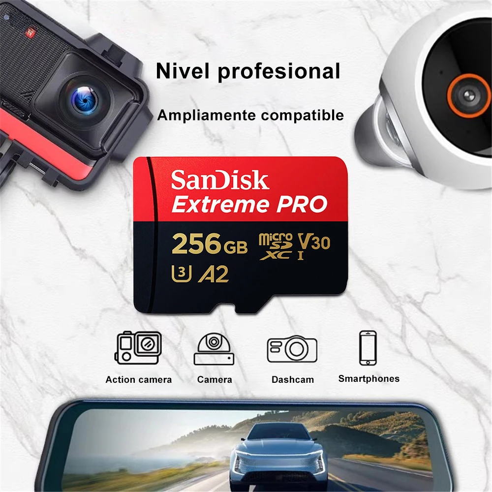 Original newest SanDisk Micro SD memory Card C10 U1 U3 4K HD Trans Flash  Cards for Camera GoPro DJI Nintendo Switch microSD Card - AliExpress