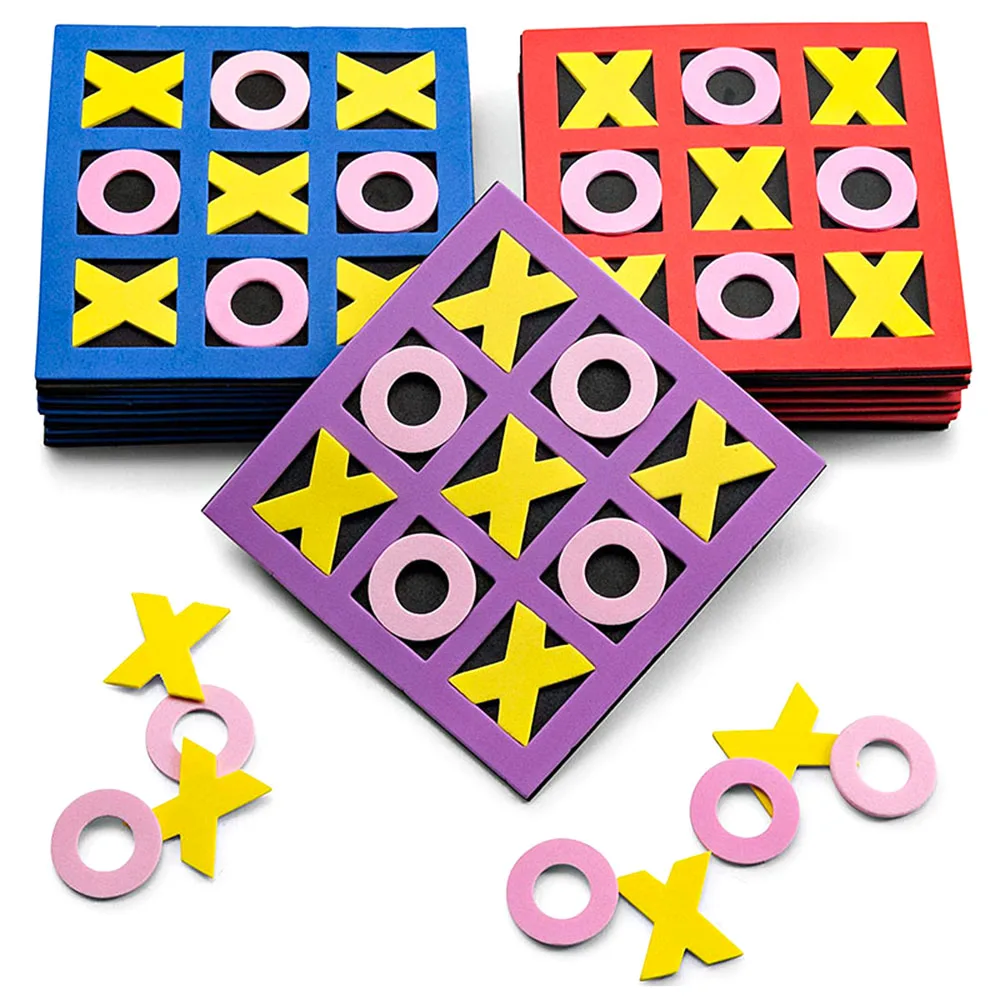 

Tic Tac Toe Parent-Child Interaction Leisure Board OX Chess Funny Educational Toy Puzzle Developing Kid Intelligent Family Game