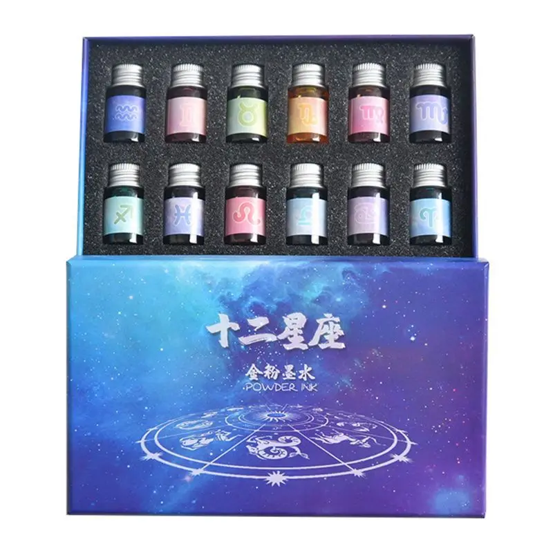 

Colorful Drawing Ink Calligraphy Dip Pen Ink for Beginner llustration Drawing