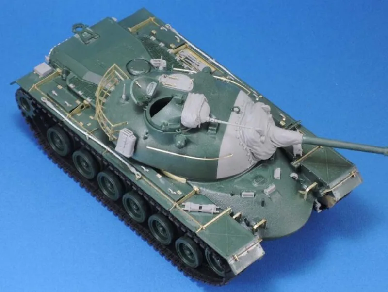 1/35 스케일 다이캐스트 수지 모델 조립 키트 M48A2/A2C 탱크 디테일링 세트(탱크 없음) 조립되지 않고 도색되지 않음