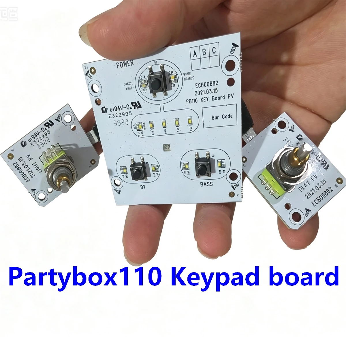 Tastiera di Ricambio Originale per Altoparlante Bluetooth Wireless JBL Partybox 110, Parti di Ricambio - immagine 4
