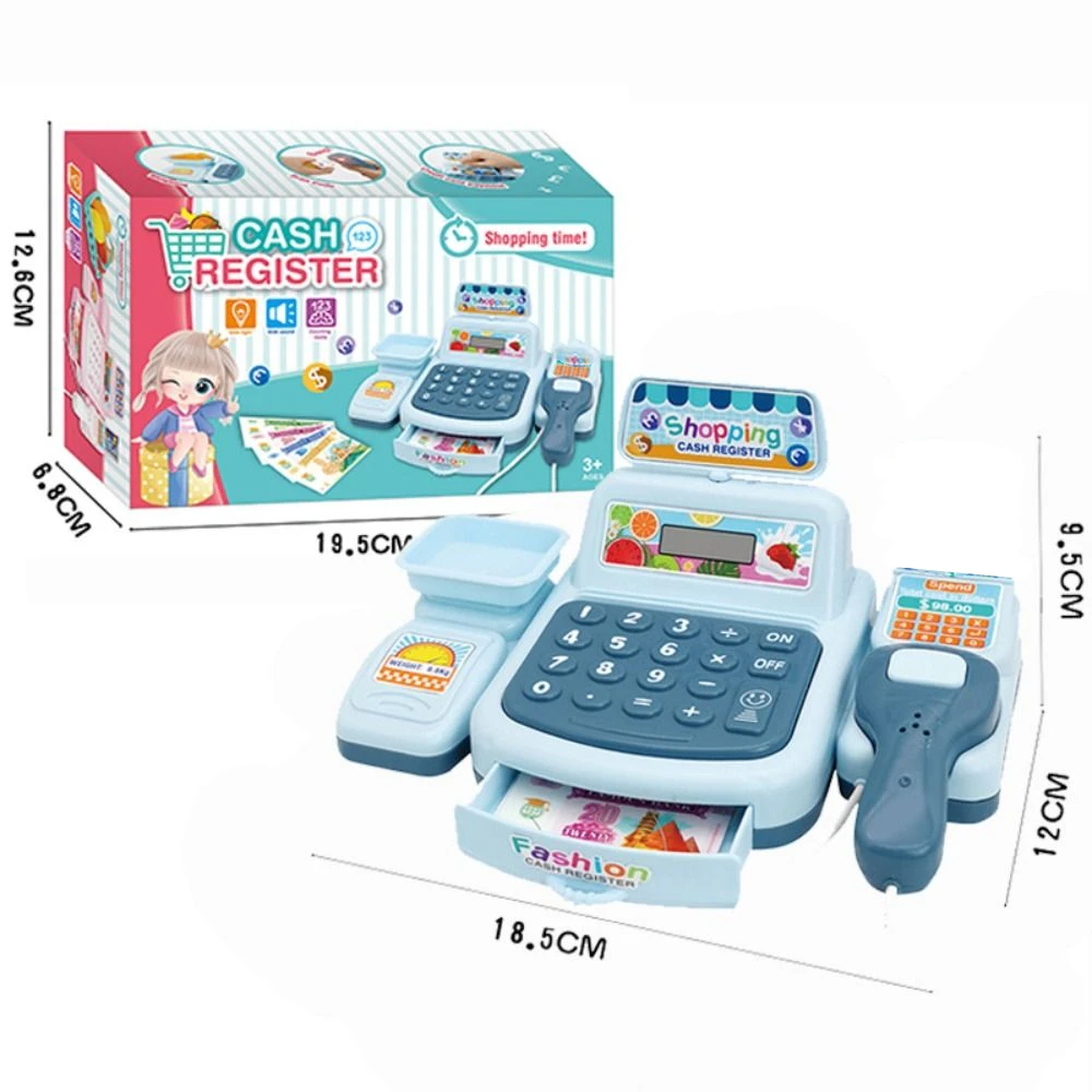 Lighting Supermarket Cash Register Sound Effects Role Play Simulation Cash Register Cashier Convenience Store Pretend Play