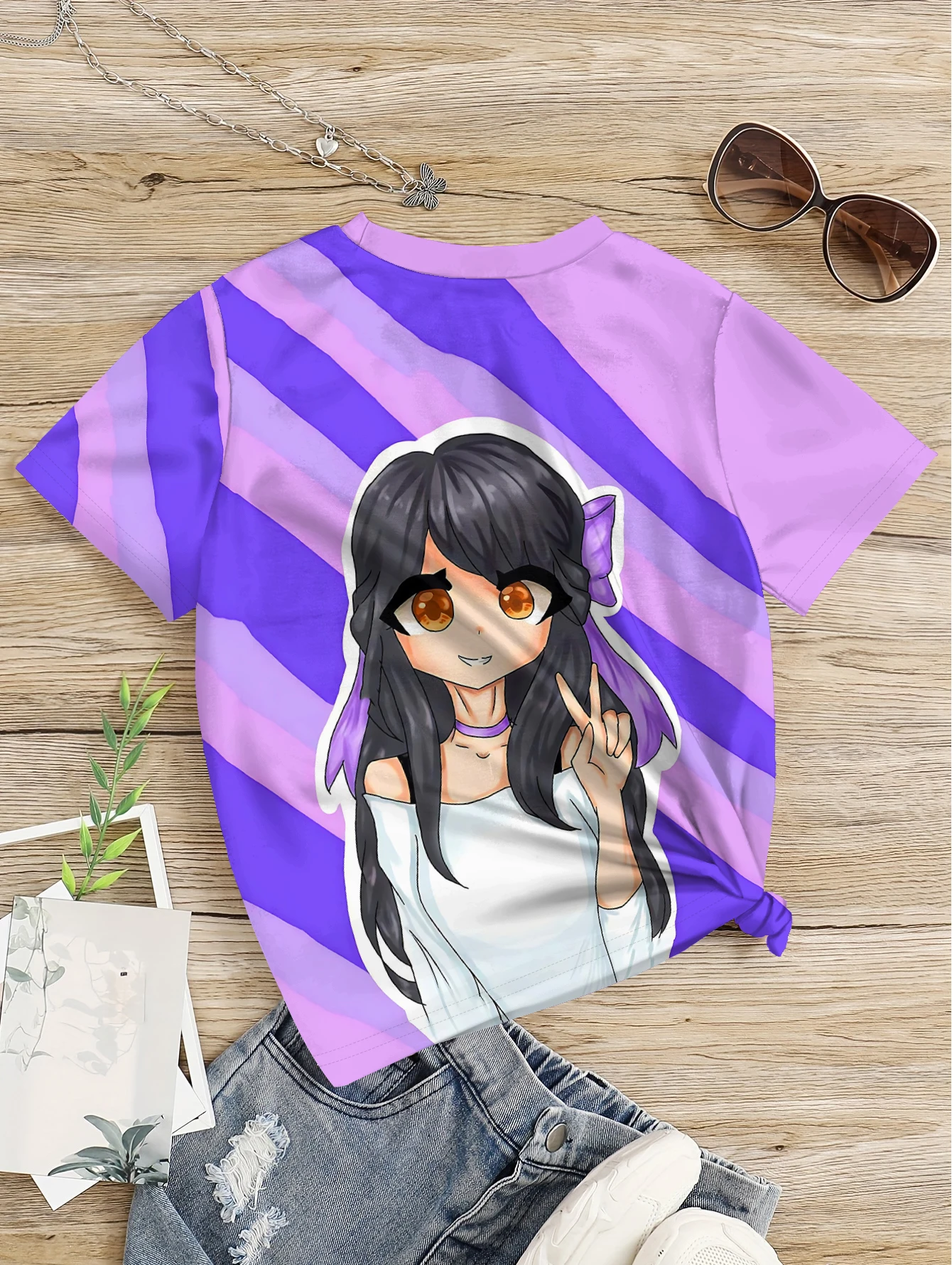 Game Aphmau 3D Print Baby Clothing 5 to 14 Years Male Outdoor Clothes for Children Boy Girl Child T-Shirt Top Shirts 3