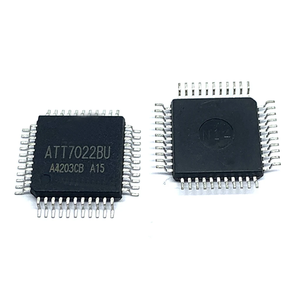 

5Pcs/lot Att7022 Att7022b Qfp44 Three-Phase Metering Ic Chip Att7022bu