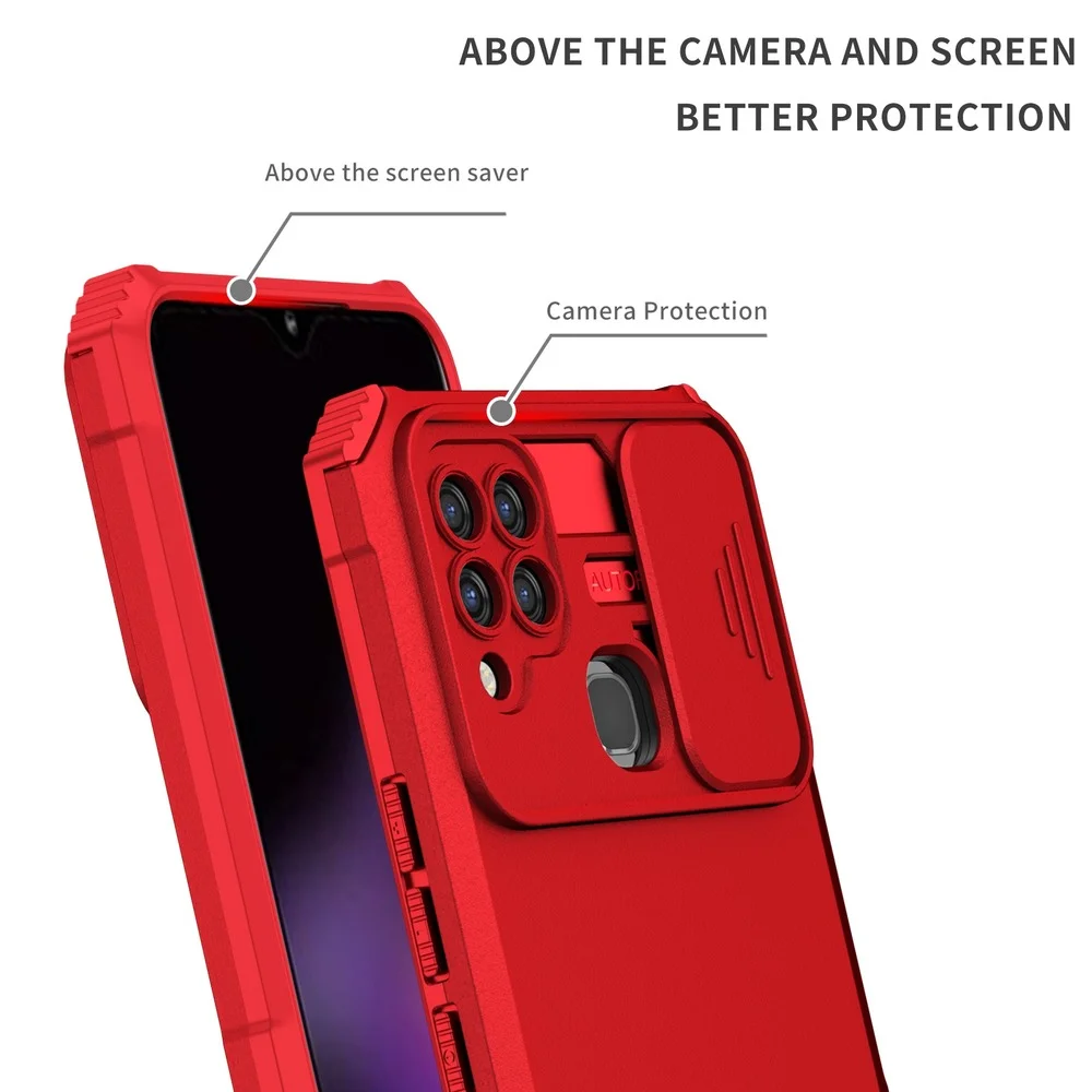 Durable Shockproof Slide Window Phone Case Cover