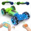 4WD RC Stunt Car Toy 2.4G Radio Remote Control Watch Gesture Sensor Rotation Twist Drift Car Vehicle Toy for Children Kids Gift 1
