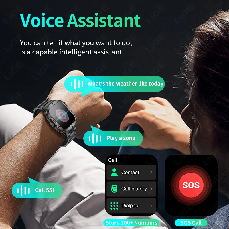 LIGE 2024  ߰  Ʈ ġ,  ȭ, IP68 ,  ɹڼ, ߿ Ʈ ġ, ȵ̵ IOS
