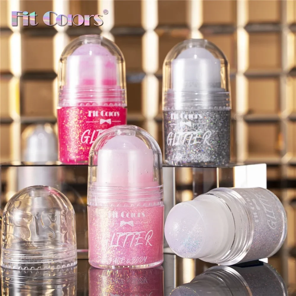 Rolling Sequins Glitter Gel Face Body Painting Shine Liquid Green White Pearl Gloss Eye Shadow Brighten Stage Makeup Decoration 3