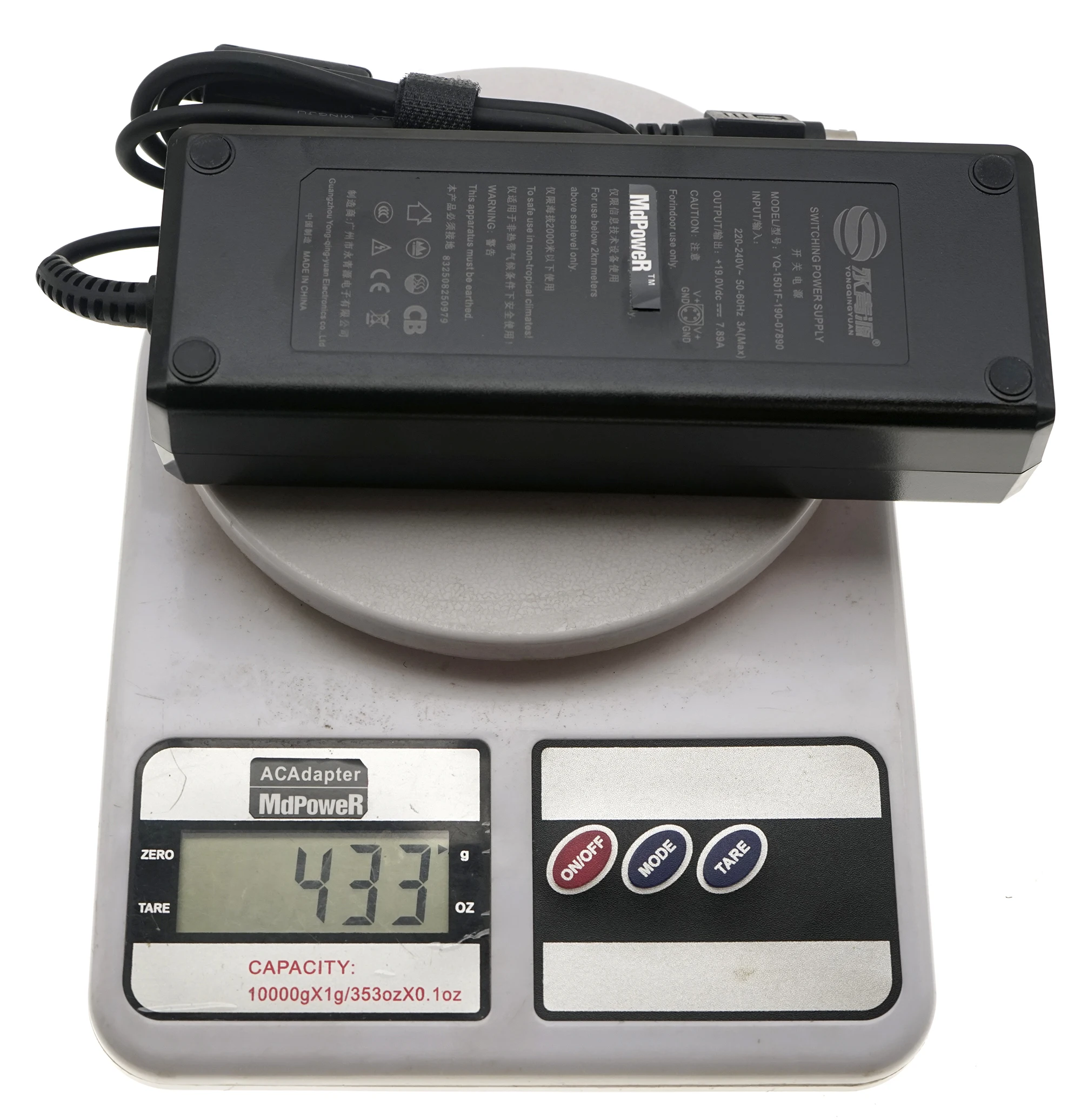 Yongqingyuan YQ-1501FA-190-07890 AIO Laptio 전원 공급 장치 4핀 딘 플러그용 19V 7.89A 150W AC 어댑터 충전기