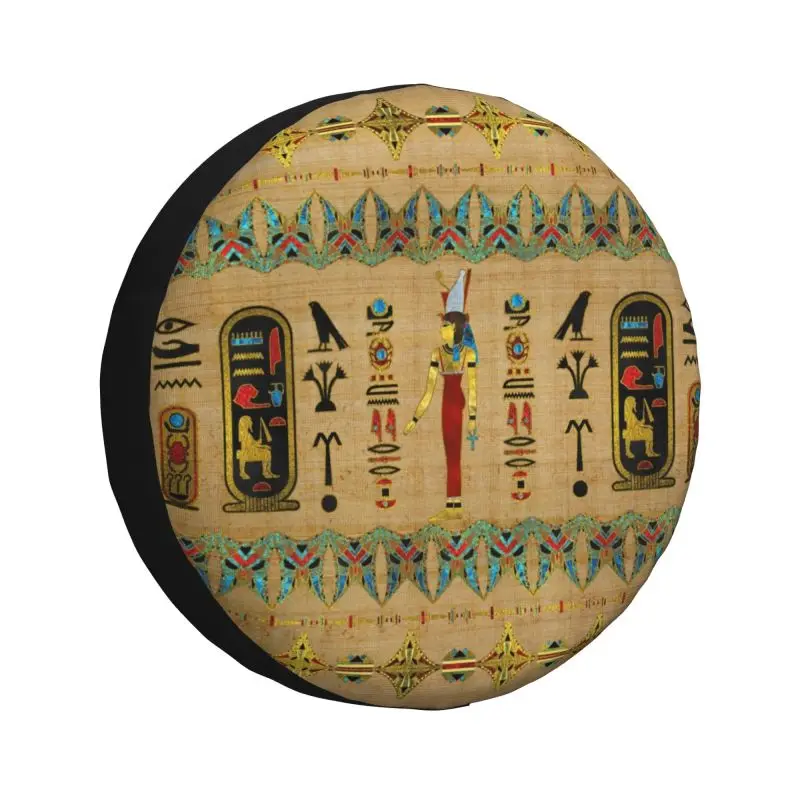 

Egyptian Mut Symbol Tire Cover 4WD 4x4 SUV Ancient Egypt Spare Wheel Protector for Jeep Toyota Mitsubishi 14" 15" 16" 17" Inch