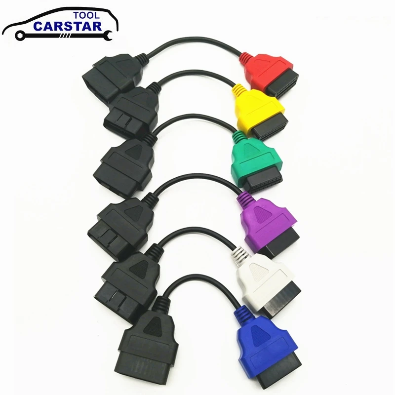 MultiECuscan FiatECuscan 내구성 obd2 인터페이스 자동차 진단 케이블, 지프, 크라이슬러, 피아트, LANCIA, 1 개/로트