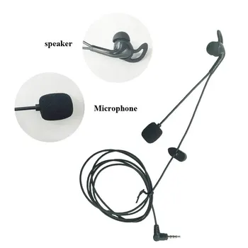 Auricolari con connettore da 3,5 mm adatti per casco da arbitro EJEAS FBIM V6 V6C V4 V4C, casco da allenatore semi-coperto