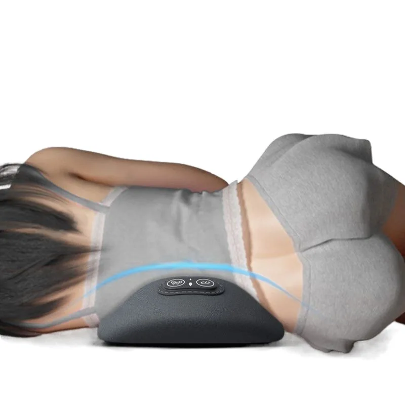 Waist Pillow Bed Sleep Lumbar Support Pad Constant Temperature Hot Compress Cushion Massage Relaxation Therapy Machine Vibrator