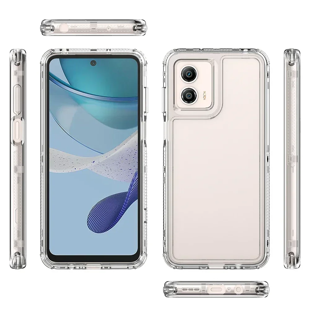 Ultimate 3-in-1 Protective Clear Back Phone Case