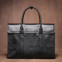 LUOKIR Men's Briefcase Genuine Leather Luxury Business Office Computer Bag Casual Travel Handbag File Bags For 14 Inch Laptop 2