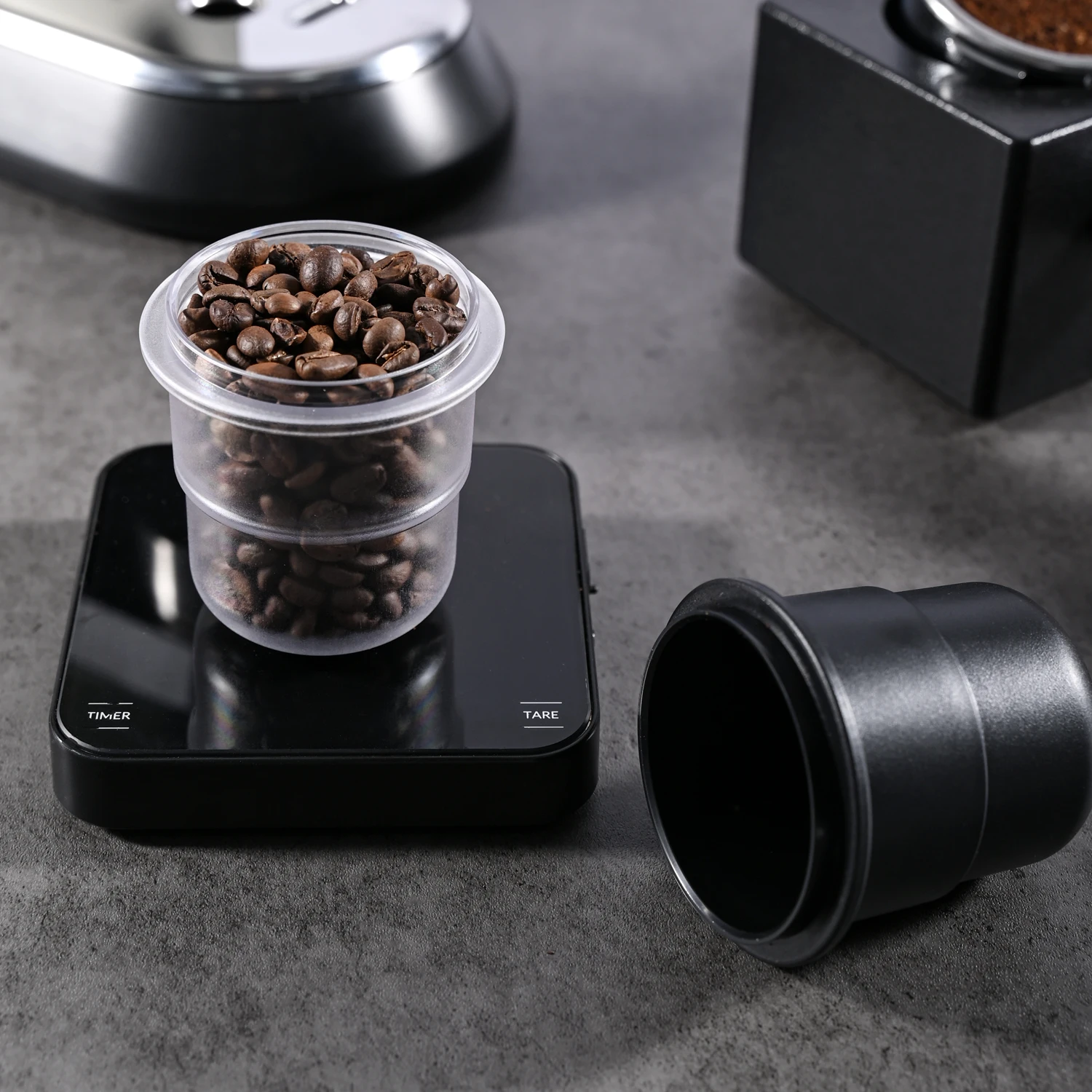 Stackable Reusable Coffee Dosing Cup - Practical & Easy-to-Clean Coffee Tool Accessory