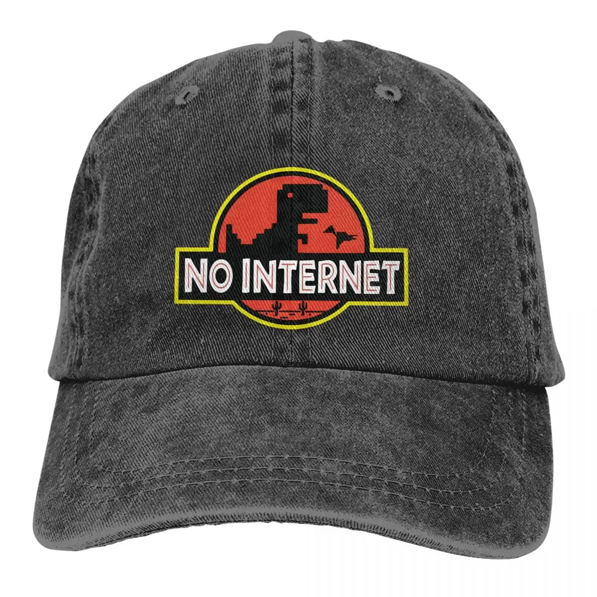 

No Internet Baseball Caps Peaked Cap Computer Programmer Sun Shade Cowboy Hats for Men Trucker Dad Hat