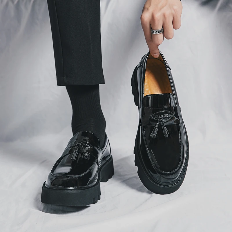 Leather Shoes Casual Business Shoes for Men Dress Tenis De Hombre Moccasins Mokasin Tenis Caballero Designer