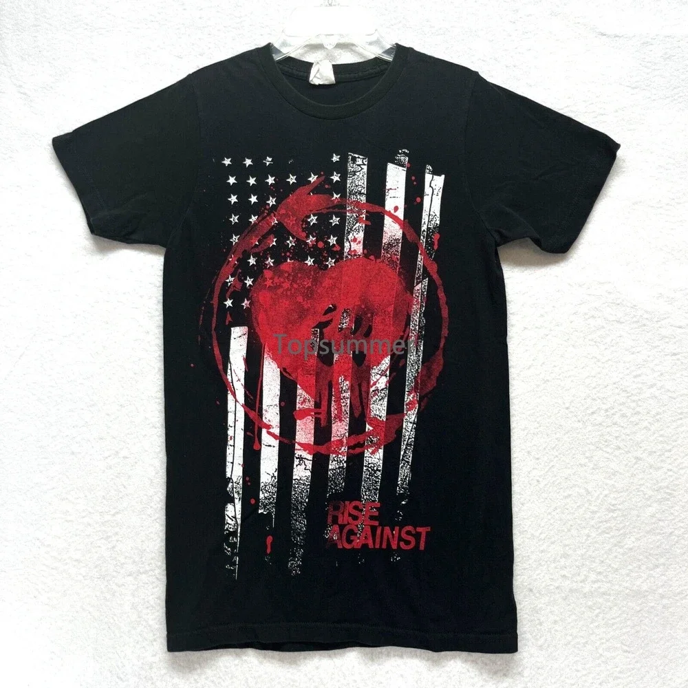

Rise Against Band Graphic T-Shirt Adult Size S - Slim Fit 100% Cotton America