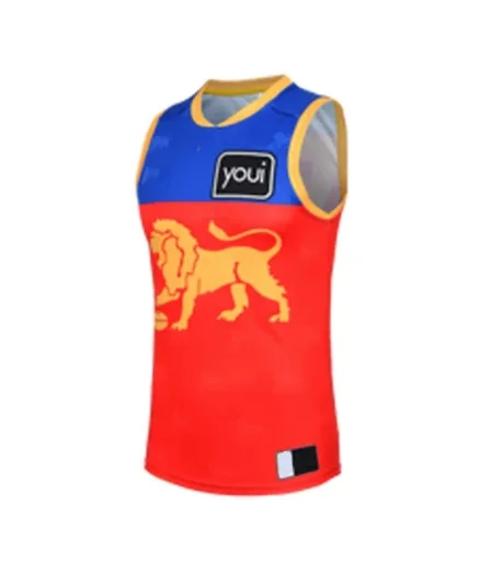 BRISBANE LIONS AWAY GUERNSEY MENS RUGBY JERSEY Size S-5XL Print name and number