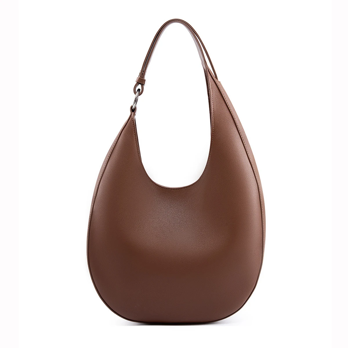 

Luxury Crescent Women Underarm Bags Split Cowhide Leather Hobo Pouch Elegant Lady Shoulder Crossbody Bag Female