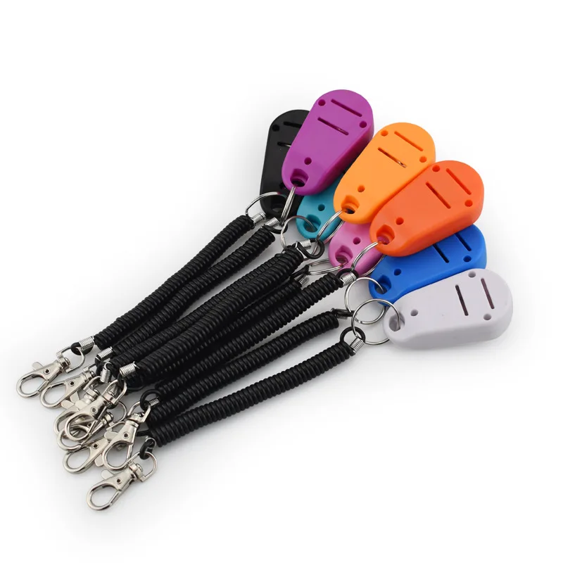 Dog Cat Pet  Training Clicker With Wrist Strap Training Supplies For Dogs Cats Pet Training Clicker Dog Supplies Dog Trainings