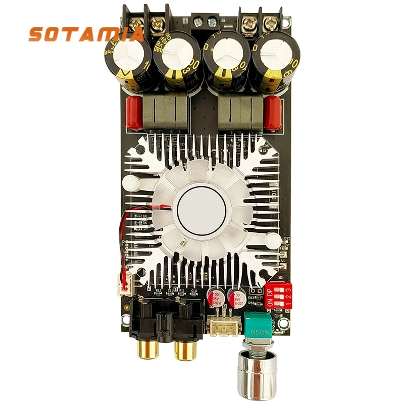 

SOTAMIA 220W Mono Ammplifier Audio Bridge TDA7498E Hifi Stereo Digital Power Amplifiers 160Wx2 Amplificador Home Music Mini Amp
