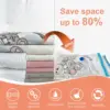 Vacuum Storage Bags with Pump Vacuum Seal Bags for Clothing Comforters Blankets Pillows Bedding Organizer Compression Bags 2