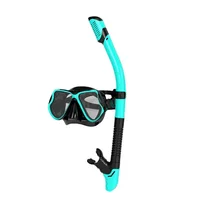 Diving goggles set Professional snorkeling snorkel set Large frame silicone diving mask Full dry snorkel 1