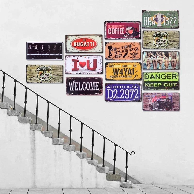 

Номерной знак в стиле ретро, аксессуары для бара, металлический знак, металлическая Настенная картина, украшение для бара, ресторана, клуба, декор для комнаты, украшения для мужчин