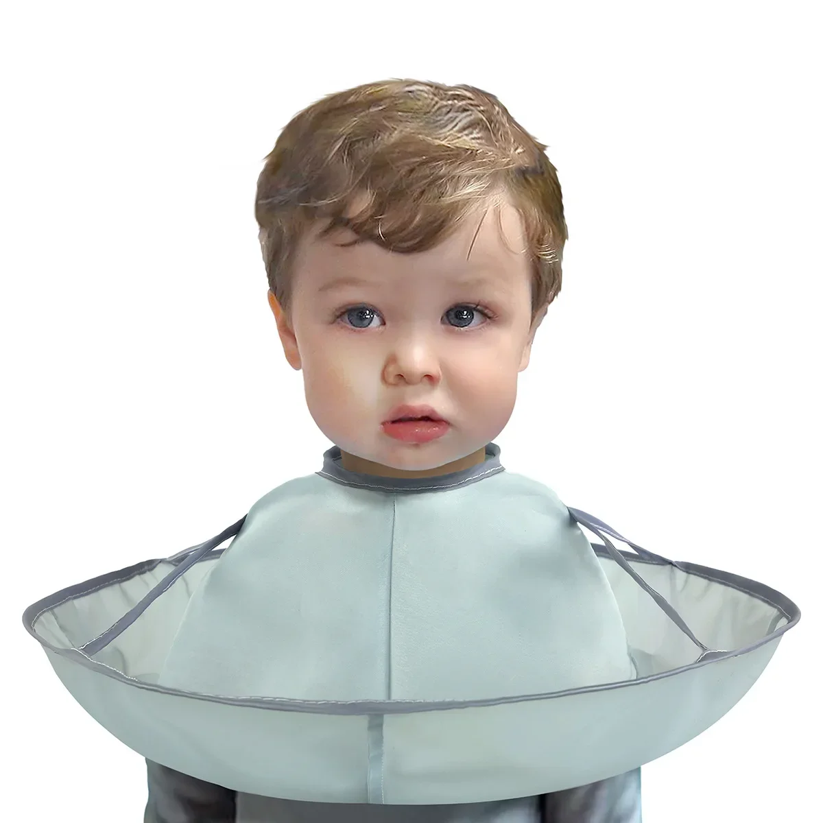 Kids Hair Cutting Cape Cartoon Pattern Foldable Breathable For Home Baby Haircut