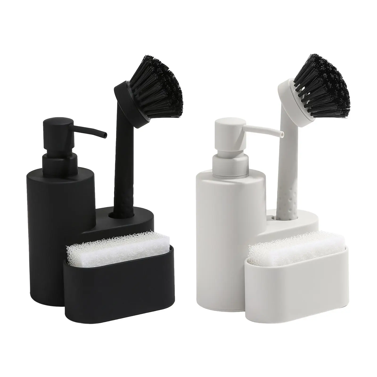 Soap Dispenser with Sponge Holder Sponge with Storage Holder Multifunctional