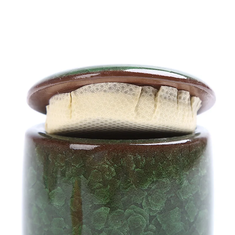 Mini Ice Cracked Glaze Ceramic Pot for Storage ceramic storage jar airtight container