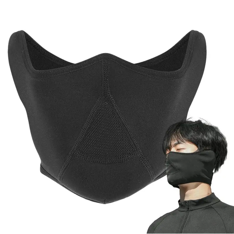 

Outdoor Windproof Face Cover Neck Gaiter For Outdoor Riding In Winter Breathable Fabric Protective Tool For Hiking Running