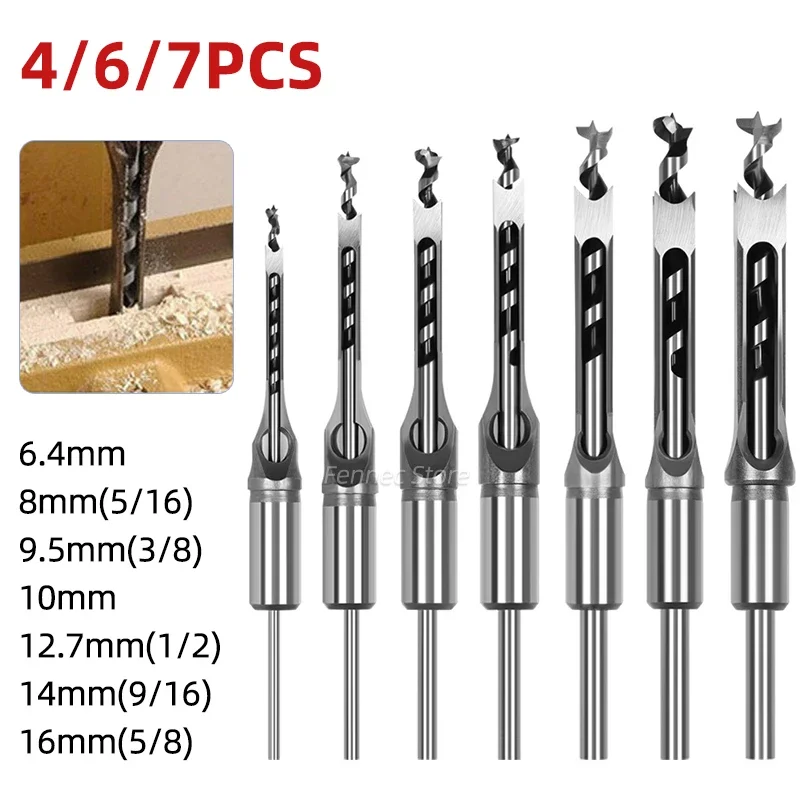 Holz Vierkantbohrer 30mm - HSS Einsteckmeißel Für Zapfenlöcher