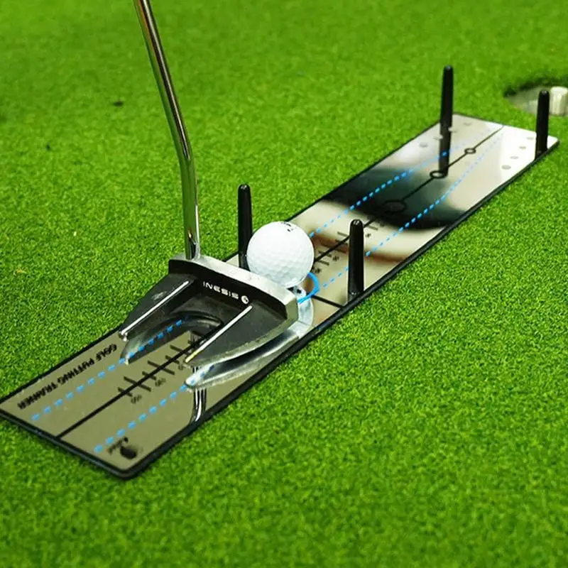 Golf Putting Mirror Golf Swing Straight Practice Eye Line Golf Accessories Putter Mirror Alignment Training Aid Swing Trainer 3