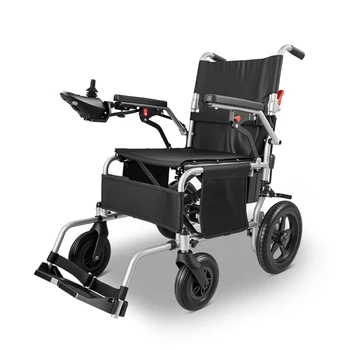 Sedia a rotelle elettrica pieghevole, carico massimo fino a 150 kg, motore da 500 W, batteria al litio da 13 Ah, autonomia di 24 km, facile da piegare e trasportare