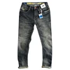 Simple Embroidery American Vintage Casual Denim Jeans for Men Autumn Washed Slim Fit Straight Pants Y2k Youth Male Trousers 5
