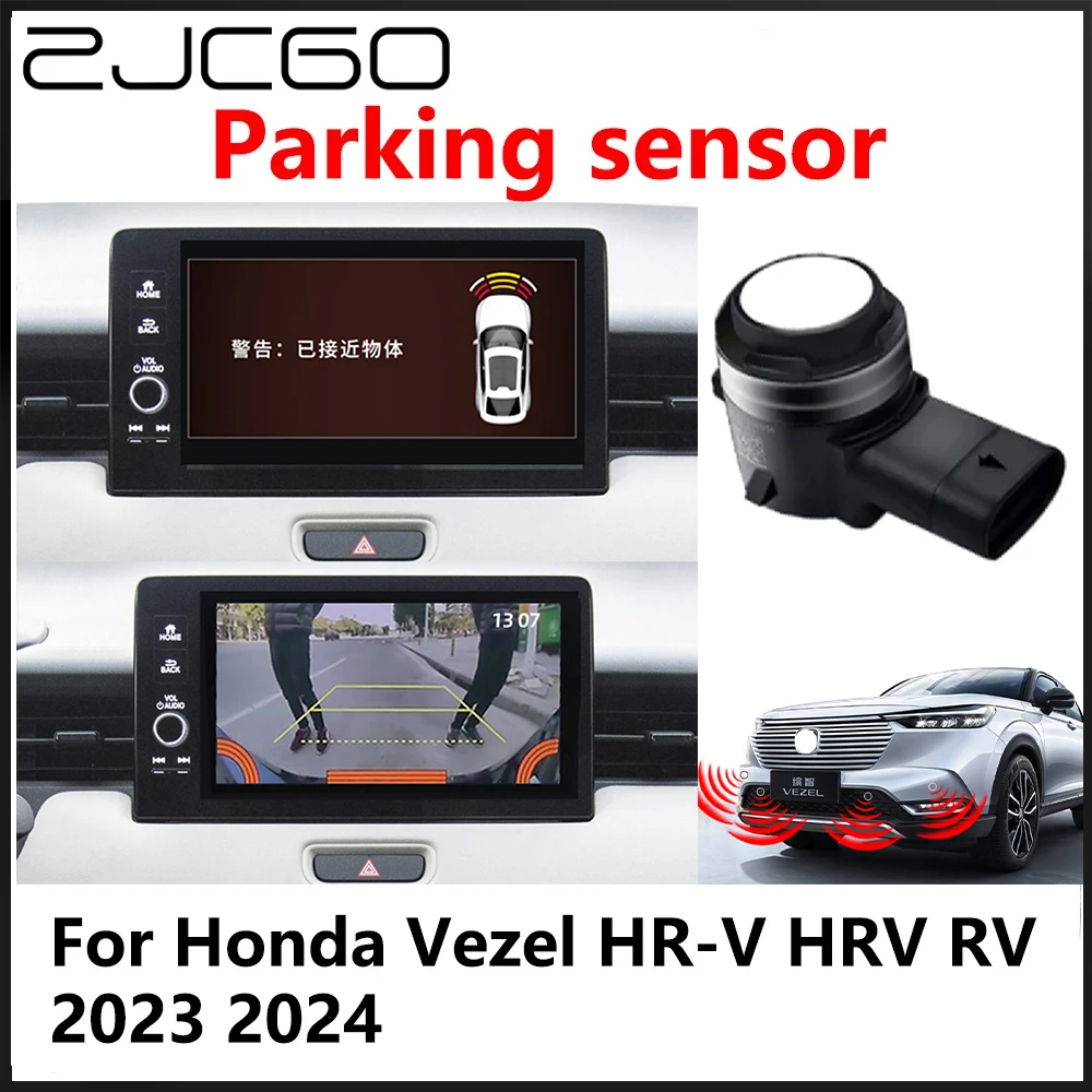 

ZJCGO OEM Front Rear Reverse Parking Sensor PDC Car Reversing AID System for Honda Vezel HR-V HRV RV 2023 2024