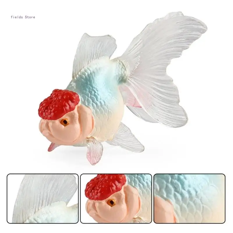 성인 수집가를 위한 플라스틱 물고기 모형 동상 장신구 물고기 모형 숫자